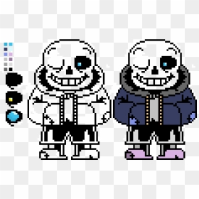 Underfell Sans Sprite , Png Download - Sans Sprite Pixel Art Maker, Transparent Png - sans sprite png