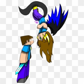 I And Hero - Herobrine Cute, HD Png Download - minecraft herobrine png