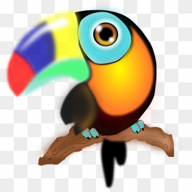 Parrot With Colorful Beak, HD Png Download - tucan png