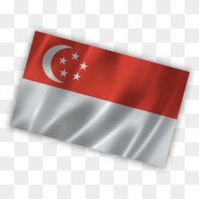 Flag, HD Png Download - singapore flag png