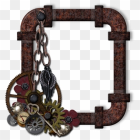 Steampunk Picture Frame, HD Png Download - rustic frame png