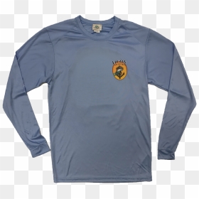 Locals Mens Tarpon Anchor L/s Upf Tee Blue Mist - Long-sleeved T-shirt, HD Png Download - blue mist png