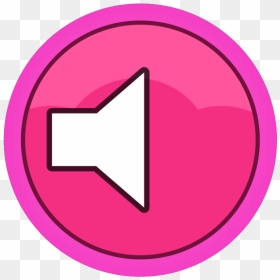 Pink Plain Button Png Icons - Sounds Off Button Png, Transparent Png - pink subscribe button png