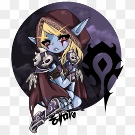 World Of Warcraft Cute, HD Png Download - sylvanas png