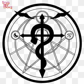Vector Alchemy Fma - Transmutation Circle, HD Png Download - fullmetal alchemist logo png