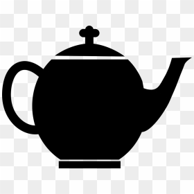 Tea Pot Clip Art Black And White, HD Png Download - kettle png