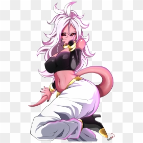 Thicc Majin Android 21 , Png Download - Majin Android 21 Waifu, Transparent Png - android 21 png