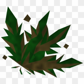 Players Find Grimy Volencia Moss In Rocks At The Karamjan - Dwarf Weed, HD Png Download - pile of weed png