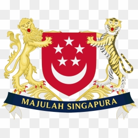 Coat Of Arms Of Singapore, HD Png Download - singapore flag png