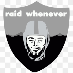 Iron On Stickers - Oakland Raiders Logo Smoking, HD Png Download - oakland raiders png