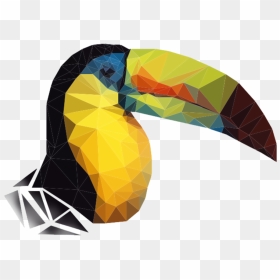 Tukan Polygon Clipart , Png Download - Polygonal Animal Png, Transparent Png - tucan png