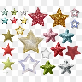 Stars Png - Different Point Star, Transparent Png - glitter stars png