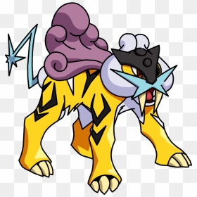 Shiny Raikou Pokédex - Pokemon Raikou Png, Transparent Png - raikou png