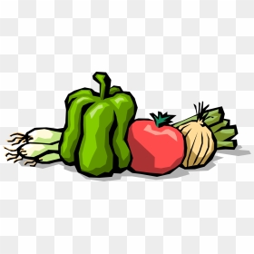 Vector Illustration Of Garden Fresh Vegetables Green - Clermont Farmers Market, HD Png Download - green pepper png