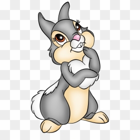 Clipart Bunny Thumper - Cute Bunny Looking Up Cartoon, HD Png Download - thumper png