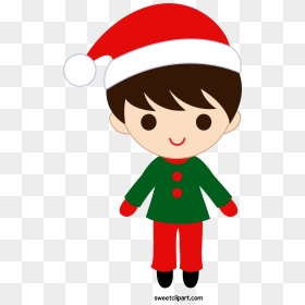 Clipart Christmas Elf Jpg Christmas Boy Clipart - Happy New Year To My Niece, HD Png Download - christmas elf png