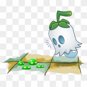 Pepper Clipart Ghost Pepper - Plant Vs Zombie 2 Ghost Pepper, HD Png Download - green pepper png
