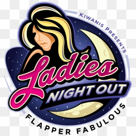 Great Falls Kiwanis Ladies Night Out Event Logo, - Label, HD Png Download - ladies night png
