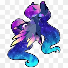 Gradient Wings, Mare, Pony, Princess Luna, Rainbow - Fuyusfox Rainbow Power Chibi, HD Png Download - rainbow gradient png