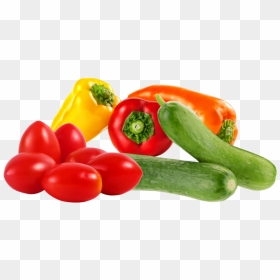 Tomato And Pepper Png, Transparent Png - green pepper png