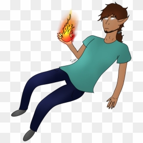 Image - Cartoon, HD Png Download - minecraft herobrine png