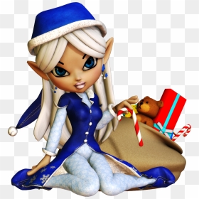 Christmas Elf Girl Png , Png Download - Elf Christmas Gift Clip Art, Transparent Png - christmas elf png