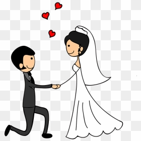Wedding Couple Doodle , Png Download - Couple Logo Wedding, Transparent Png - novios png