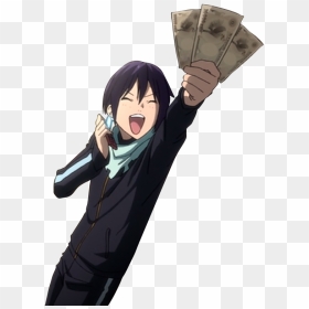 Anime Money Transparent, HD Png Download - yato png