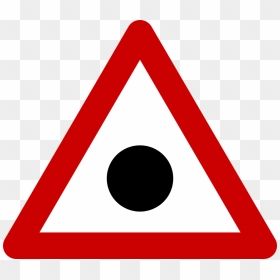 Vector Drawing Of Traffic Sign In Triangle - Warning Sign Png, Transparent Png - triangle vector png