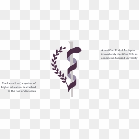 Kcu Rod Of Asclepius - Rod Of Asclepius Logo, HD Png Download - rod of asclepius png