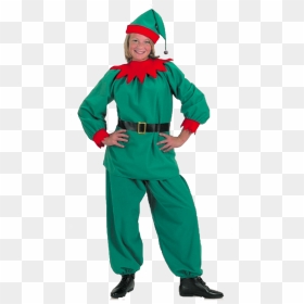 Christmas Elf Suit Costume - Christmas Elf, HD Png Download - christmas elf png