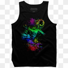 Dancing Skeleton Mens Tank Top - Active Tank, HD Png Download - dancing skeleton png