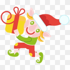 Christmas Elf Clipart - Cartoon, HD Png Download - christmas elf png