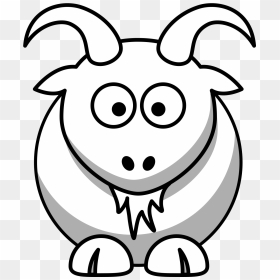 Draw A Goat Easy, HD Png Download - goat face png