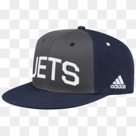 Adidas Nhl Flat Brim Snapback Cap Winnipeg Jets S19 - Baseball Cap, HD Png Download - winnipeg jets logo png