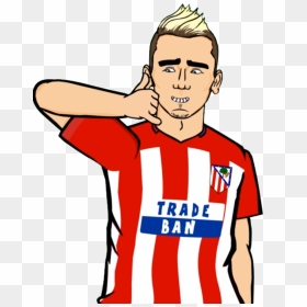 Antoine Griezmann Old Design - 422oons Suarez Png, Transparent Png - messi png 2017