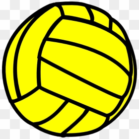 Basketball And Volleyball Clip Art Download - Yellow Volleyball Clipart, HD Png Download - volleyball clipart png