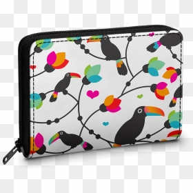 Dailyobjects Tree Tucan Zipper Slim Card & Coin Wallet - Cockatiel, HD Png Download - tucan png