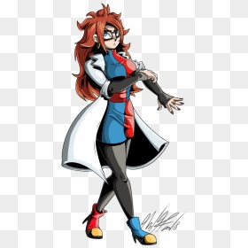 Android 21 Png - Fighterz Android 21 Png, Transparent Png - android 21 png