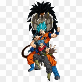 Son Goku Android 21 Android 16 Trunks Beat Evil Saiyan - Evil Saiyan Dragon Ball Heroes, HD Png Download - android 21 png