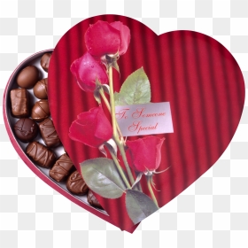 Valentine Chocolate Box Png - Heart Shaped Chocolate Box Transparent, Png Download - box of chocolates png