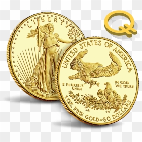 American Gold Eagle Coin, HD Png Download - 100 dollars png