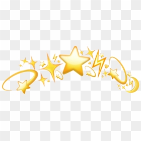 #emoji #emojicrown #stars #lightning #moon #crown #freetoedit - Illustration, HD Png Download - lightning emoji png