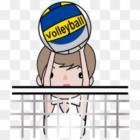 Volleyball Sports Girl Clipart, HD Png Download - volleyball clipart png