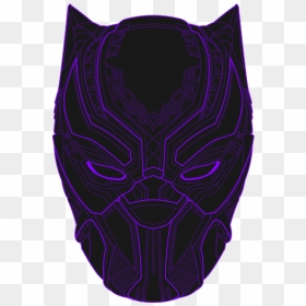 The Black Panther - Illustration, HD Png Download - black panther mask png
