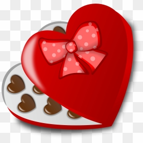 Box Of Chocolates Clipart - Valentine Candy Clipart, HD Png Download - box of chocolates png