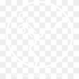 White Icon Of Person Sleeping Over Sans-serif White - Johns Hopkins Logo White, HD Png Download - sleep icon png