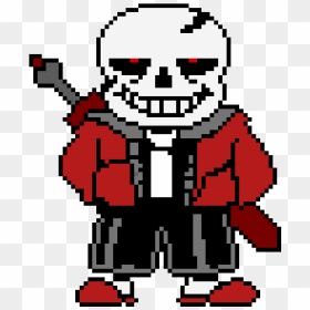 Sans Colored Battle Sprite, HD Png Download - closed eyes png