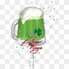 Green Beer Mug - 1st Birthday Minnie Mouse Balloon Png, Transparent Png - green beer png