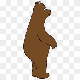 Clip Art Bear Standing, HD Png Download - standing bear png